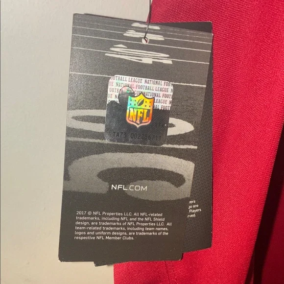 Nike Arizona Cardinals #31 Red and White Men's Jersey - Picture 3 of 9